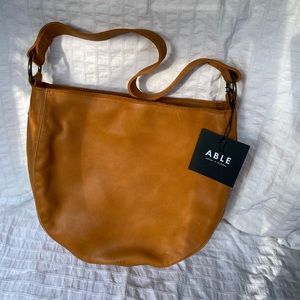 Able Naomi shoulder bag- cognac NWT